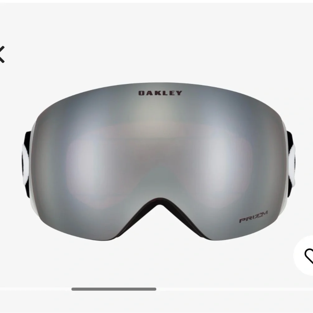Oakley Silver Lens Goggles with Black Strap